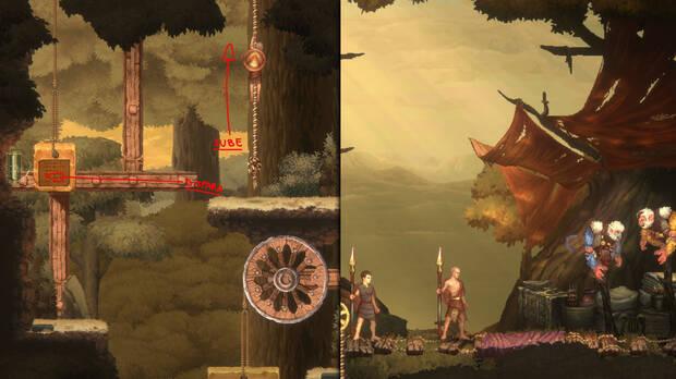 God of War Sons of Sparta - C�mo encontrar la entrada a la tienda de la Guarida de la casa del �rbol