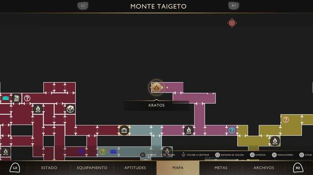 God of War Sons of Sparta - Localizaci�n en el mapa de la tradici�n 01