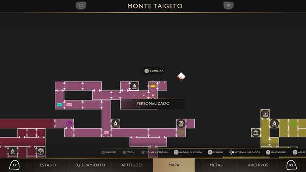 God of War Sons of Sparta - Localizaci�n en el mapa del almac�n de armas 11