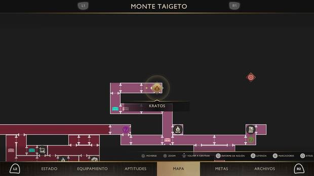 God of War Sons of Sparta - Localizaci�n en el mapa del objeto de valor 17