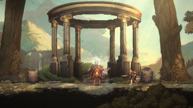 God of War Sons of Sparta - C�mo se consigue el poder del busto Escopo - Vista de Licurgo