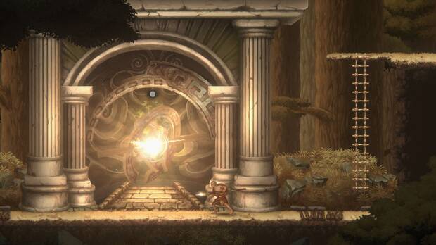 God of War Sons of Sparta - Cruce del Olimpo Fronda del Bosque de Laconia