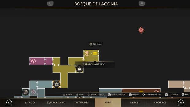 God of War Sons of Sparta - Localizaci�n en el mapa del almac�n de armas 04