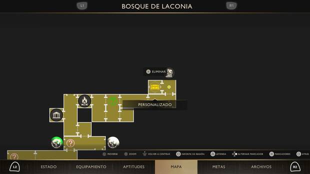 God of War Sons of Sparta - Localizaci�n en el mapa del almac�n de armas 05