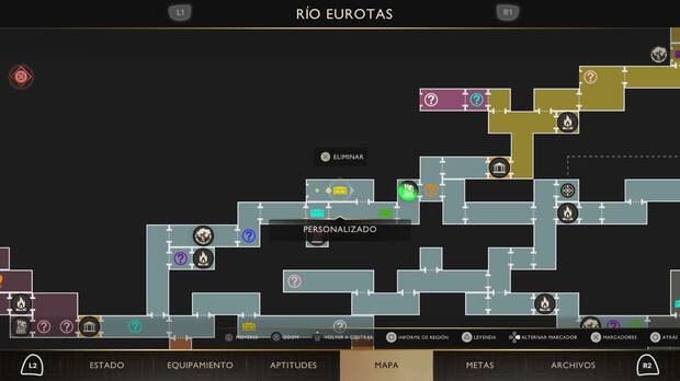 God of War Sons of Sparta - Localizaci�n en el mapa de la caja de hierro 06