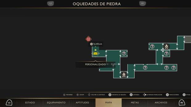 God of War Sons of Sparta - Localizaci�n en el mapa de la caja de hierro 01