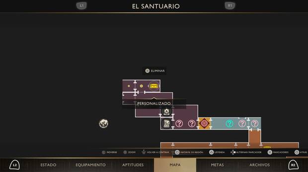 God of War Sons of Sparta - Localizaci�n en el mapa de la caja de hierro 03