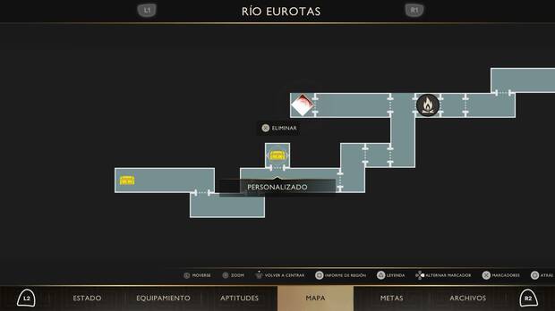 God of War Sons of Sparta - Localizaci�n en el mapa del cofre de suministros 07