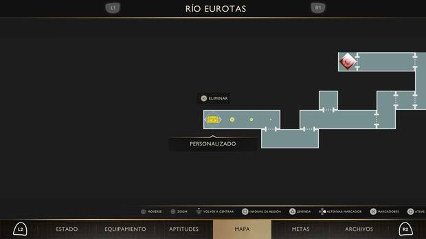 God of War Sons of Sparta - Localizaci�n en el mapa del cofre de suministros 08