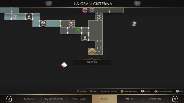 God of War Sons of Sparta - Localizaci�n en el mapa del cofre de suministros 20