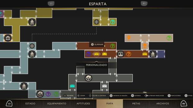 God of War Sons of Sparta - Localizaci�n en el mapa del cofre de suministros 03