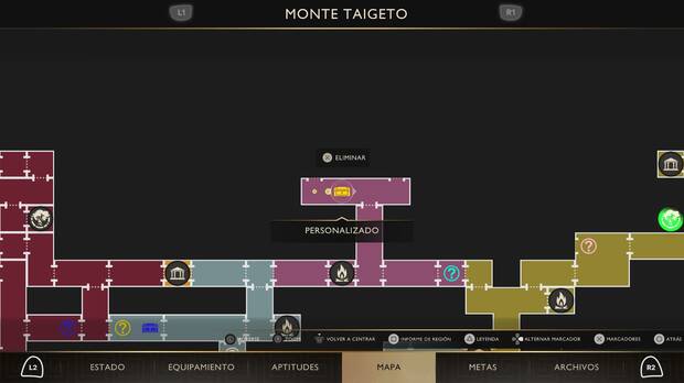 God of War Sons of Sparta - Localizaci�n en el mapa del cofre de suministros 40