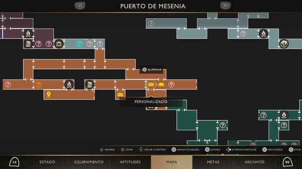 God of War Sons of Sparta - Localizaci�n en el mapa del cofre de suministros 31