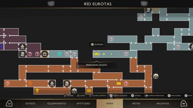 God of War Sons of Sparta - Localizaci�n en el mapa del cofre de suministros 09