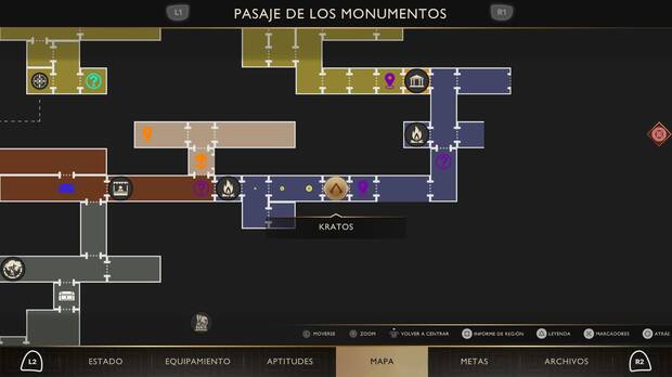God of War Sons of Sparta - Localizaci�n en el mapa de la tradici�n 08