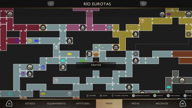 God of War Sons of Sparta - Localizaci�n en el mapa de la tradici�n 10