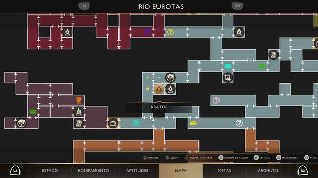 God of War Sons of Sparta - Localizaci�n en el mapa de la tradici�n 11