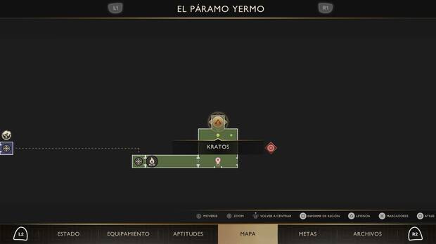 God of War Sons of Sparta - Localización en el mapa del cofre de suministros 47