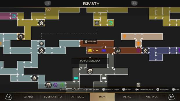 God of War Sons of Sparta - Localización en el mapa del cofre de suministros 04