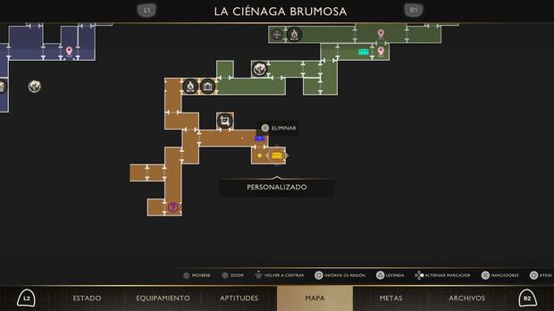 God of War Sons of Sparta - Localización en el mapa del cofre de suministros 51