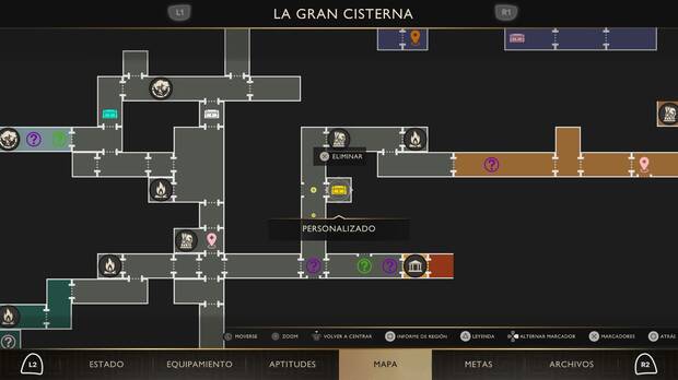 God of War Sons of Sparta - Localización en el mapa del cofre de suministros 21