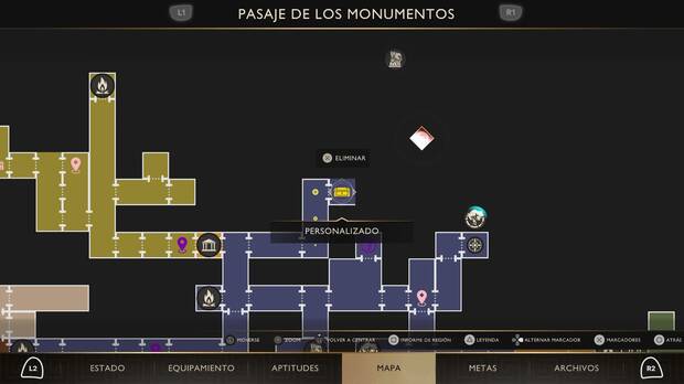 God of War Sons of Sparta - Localización en el mapa del cofre de suministros 43