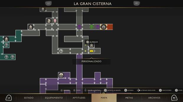 God of War Sons of Sparta - Localización en el mapa del cofre de suministros 23