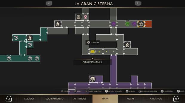 God of War Sons of Sparta - Localización en el mapa del cofre de suministros 24