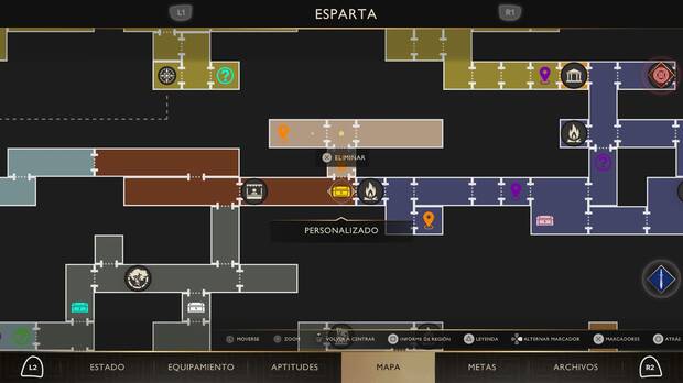 God of War Sons of Sparta - Localización en el mapa del cofre de suministros 06