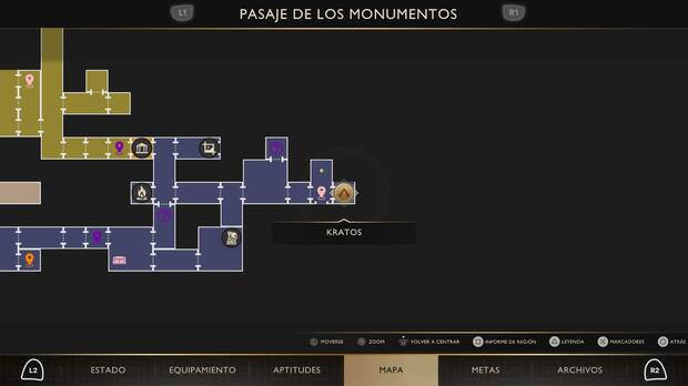 God of War Sons of Sparta - Localizaci�n en el mapa del objeto de valor 20