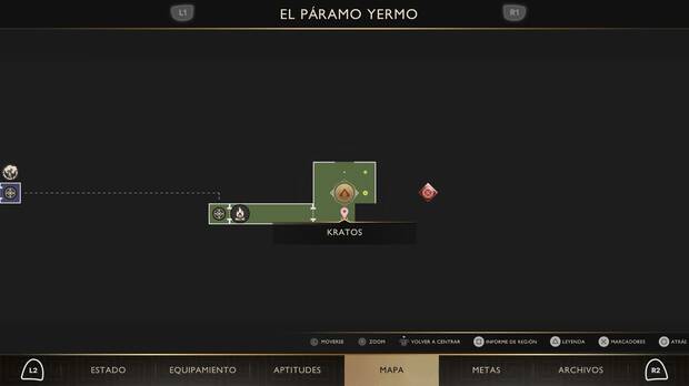 God of War Sons of Sparta - Localizaci�n en el mapa del objeto de valor 21