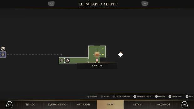 God of War Sons of Sparta - Localizaci�n en el mapa del objeto de valor 22