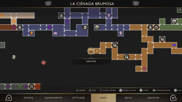 God of War Sons of Sparta - Localizaci�n en el mapa de la caja de hierro 11