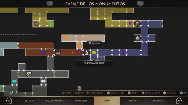 God of War Sons of Sparta - Localizaci�n en el mapa del almac�n de armas 12