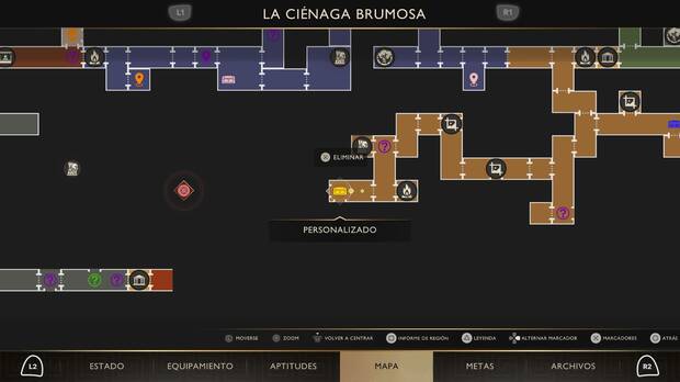 God of War Sons of Sparta - Localizaci�n en el mapa del almac�n de armas 14