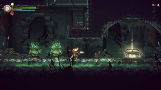 God of War Sons of Sparta - Ubicaci�n del almac�n de armas 15