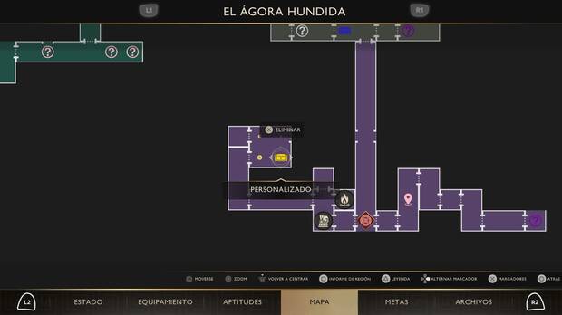 God of War Sons of Sparta - Localizaci�n en el mapa del almac�n de armas 15