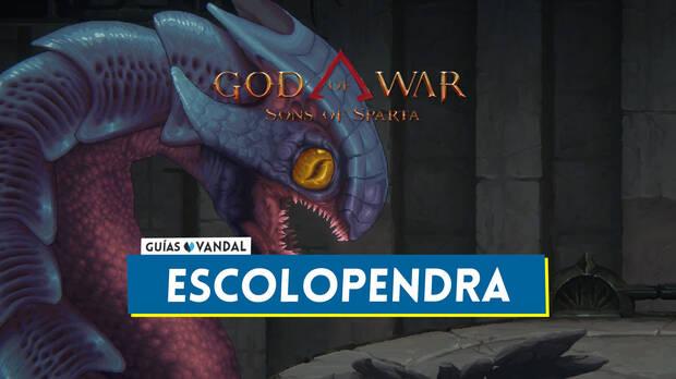 God of War Sons of Sparta - Jefe final Escolopendra