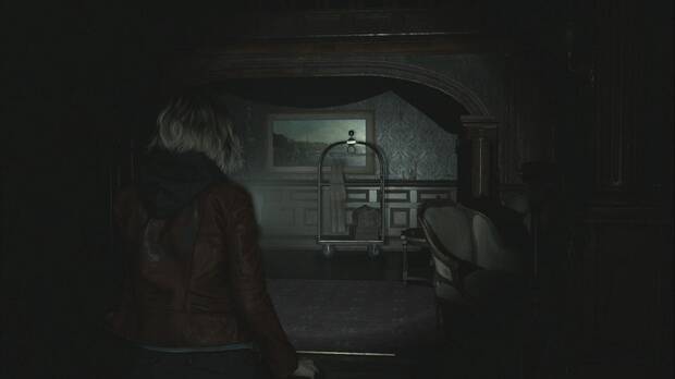 Resident Evil Requiem - Hotel Wrenwood, cuadro tras el que Alyssa escondi� una carpeta en el flashback