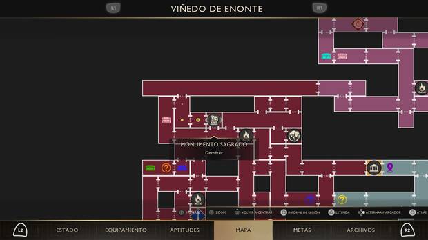 God of War Sons of Sparta - Localizaci�n en el mapa del monumento sagrado 12