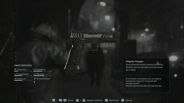 Resident Evil Requiem - Armas, Alligator Snapper