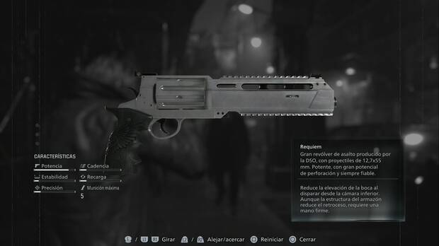 Resident Evil Requiem - Armas, Requiem