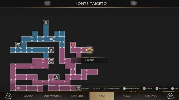 God of War Sons of Sparta - Localizaci�n en el mapa de la tradici�n 03