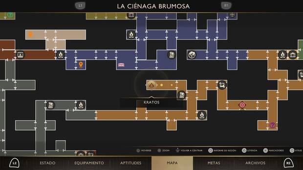 God of War Sons of Sparta - Localizaci�n en el mapa de la tradici�n 18