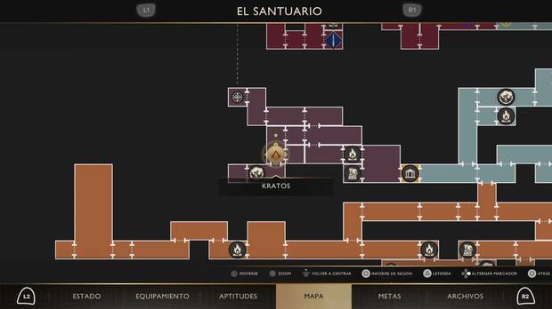 God of War Sons of Sparta - Localizaci�n en el mapa de la tradici�n 20