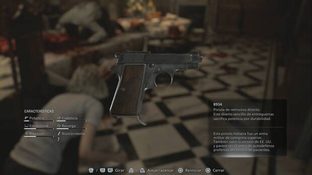 Resident Evil Requiem - Armas, B934 de Grace