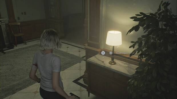 Resident Evil Requiem - Centro de pacientes (III), Moneda antigua en la cómoda del pasillo de la esquina noroeste del Centro de pacientes