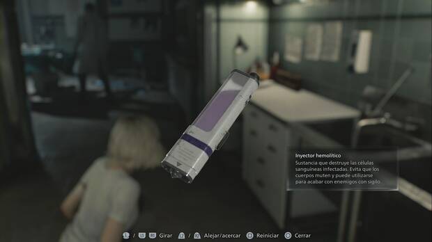 Resident Evil Requiem - Armas, Inyector hemol�tico