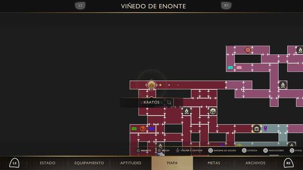 God of War Sons of Sparta - Ubicaci�n en el mapa del Verraco veloz 01