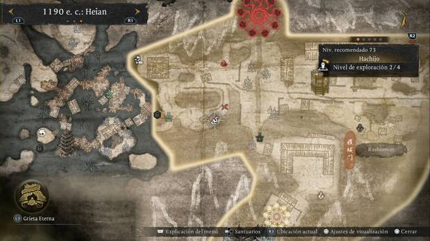 Nioh 3 - Amrita de Hachijo en la zona de la salida oeste, en el tejado del edificio donde est� el arrepticio kappa